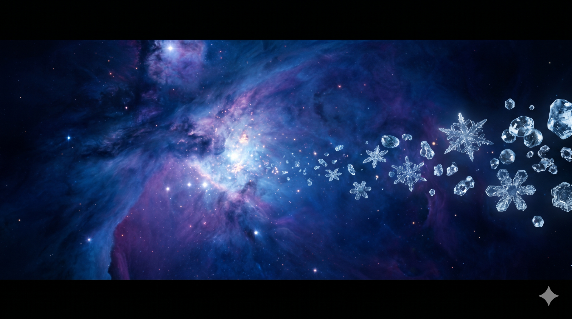 Nebulosa estelar originando los elementos del agua, visión gnoseológica del Imperio GoodNaty